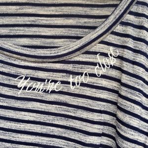 Maurices plus size 3x shirt “your too close” EUC